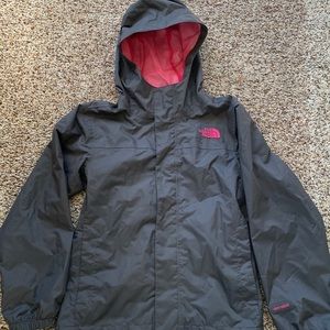 The North Face Girls Zipline Rain jacket size Small 7/8